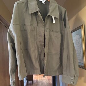 Old Navy Utility Jacket in Olive
